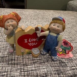 Strawberry Shortcake Style 'I Love You' Boy & Girl Figurine Set